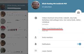 Gabung Channel Telegram Download Kitab Kuning Pdf