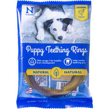 Growing new teeth is tough work! N Bone Puppy Teething Ring On Sale Entirelypets