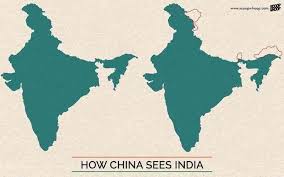Physical world map blank south … India S Map According To China Nepal Pakistan
