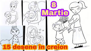 Nu uitati ca pentru a obtine o felicitare cat mai frumoasa, trebuie sa. 15 Desene In Creion Simple È™i UÈ™oare Pentru Ziua Mamei 8 Martie Youtube