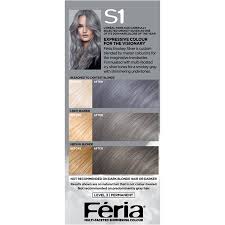 L Oreal Paris Feria Multi Faceted Shimmering Permanent Hair Color S1 Smokey Silver 1 Kit Walmart Com Permanent Hair Color Silver Hair Dye Grey Hair Dye