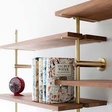 Brass Rail Shelving Gessato Design Store Shelving Shelves Wall Mounted Shelving Unit