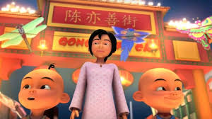 Pasti kalian tau kan bocah kembar gundul ini? Upin Dan Ipin Hantu Cina
