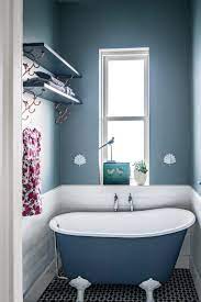 People sometimes think that if you paint a very small room a dark color that it looks even smaller. Small Bathroom Ideas 22 Super Chic Ideas For Bijou Bathrooms Livingetc