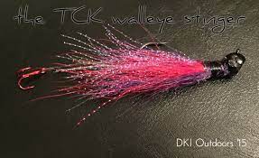 The Tck Walleye Stinger Custom Hair Jig I Made For Walleyes Custom Hair Hair Wrap Hair Styles