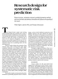 Systematic risk incorporates interest rate changes, inflation, recessions and wars, among other major changes. Research Design For Systematic Risk Prediction The Journal Of Portfolio Management