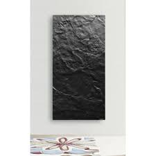 Radiateur A Inertie Touch Silicium Ardoise Noire 800w Vertical Valderoma An08vet Radiateur Inertie Radiateur Ardoise Noire