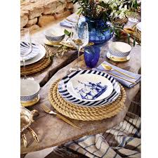 Rope Plate Charger Plate Charger Tableware Zara Home Croatia Bord Inredning Bordsdukning Dukning