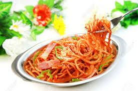 Add salt and cook the spaghetti. Japanese Spaghetti Dish Flavored With Tomato Ketchup Napolitan Stock Photo Picture And Royalty Free Image Image 38329196