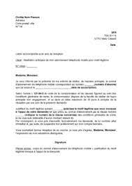 Le droit de rétractation s'applique dans le cas d'une souscription par internet ou téléphone de votre contrat, ou par démarchage. Lettre De Resiliation Pour Motif Legitime De L Abonnement Sfr De Telephonie Mobile Modele De Lettre Gratuit Exemple De Lettre Type Documentissime