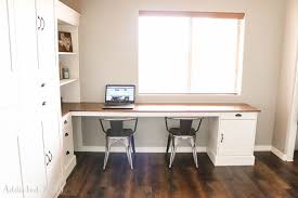 Murphy beds have surged in popularity in the last decade or so, and there are now plans available that include shelving units, desks and other nifty, stylish adaptations. Diy Modern Farmhouse Murphy Bed How To Build The Desk Free Plans Addicted 2 Diy