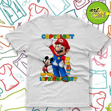 Simply download, print, and profit! Copyright Infringement Super Mario T Shirt Custom T Shirts Design Art2cloth Com