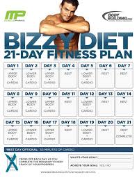 Bodybuilding Com The Bizzy Diet 21 Day Fitness Plan