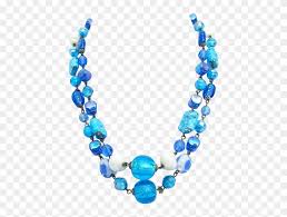 Jewellery chain png clipart transparent background gold chain. Bead Necklace Png Blue Necklace Transparent Background Clipart 2156702 Pinclipart