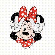 Minnie Mouse Svg Instant Download Minnie Mouse Head Vector Etsy Pay Vector Minnie Mouse Svg Instant Mickey Mouse Wall Art Minnie Stickers Disney Silhouette