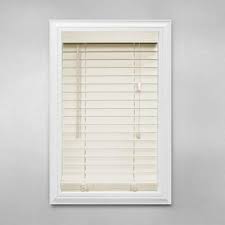 Home Decorators Collection Alabaster 2 In Faux Wood Blind 35 In W X 64 In L 10793478119165 The Home Depot Faux Wood Blinds Blinds Faux Wood