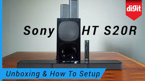 Here we explain how to hookup computer speakers in a quick guide to getting your new speaker system up and running, whether it's the simplest of systems or the most units are pretty simple. Sony Ht S20r Home Theatre System Unboxing How To Setup Sony Ht S20r Soundbar Youtube