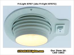 Frilight 8707 87072 Spot Gyro 12 Volt Swivel Eye Led Dome Light With Rocker Switch Led 1062