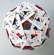 These unique ornaments are handmade from recycled playing cards. 36 Playing Card Crafts Ideas Playing Card Crafts Crafts Card Craft