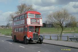 RT4621 crosses Blackheath SE3 in March 1978, shortly before the route's  conversion to one person operation.