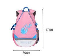 Amagogo Tennistasche Tennisrucksack für Trinkflaschen, Wasserdicht,  Badmintonrucksack, Sportrucksack, für Tennis Badminton Herren Damen, ROSA :  ...