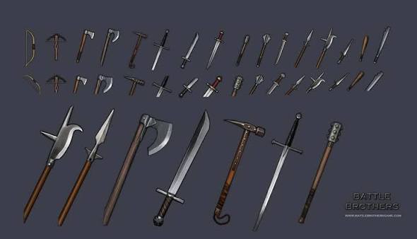 Weapons | Battle Brothers Wiki | Fandom