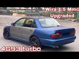 Proton wira ce 1.5 engine technical data. Proton Wira 1 5 Mmc Upgraded 4g93 Turbo By Zaki Spec Youtube