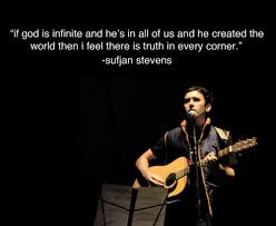 Between Hipsters And God There Is Sufjan Stevens Sufjan Stevens Favorite Lyrics Cool Words I fell in love again all things go, all things go drove to chicago all things know, all things know. pinterest