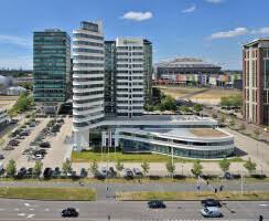 The holiday inn amsterdam located south of amsterdam city centre is an ideal hotel for both business and leisure travellers. Holiday Inn And Holiday Inn Express Amsterdam Arena Towers Mulderblauw Architecten Archello