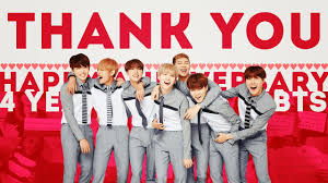 Happy anniversary our purple hearts. Happy 4th Anniversary Bts ë°©íƒ„ì†Œë…„ë‹¨ì˜ 4ì£¼ë…„ì„ ì¶•í•˜í•©ë‹ˆë‹¤ Youtube