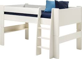 Kids Halfhoogslaper Wit Doorbouwbedden Nl Halfhoogslaper Kids Kinderkamer Wittekinderkamer Kinderstapelbed Stapelbed Kajuitbedden