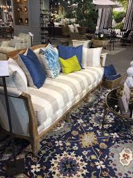 The home of your dreams is just an overstock order away! Striped Sofa Ballard Design Showit Blog