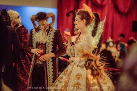 singing opera at a venetian ball