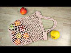 En Kolay File Canta Yapimi Alisveris Filesi Diy Shopping Net Youtube Orgu Canta Desenler