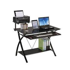 Buy glass computer desks and get the best deals at the lowest prices on ebay! 43 X 24 X 36 Black Glass Computer Desk Bed Bath Beyond