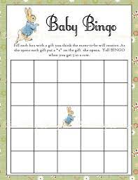 Printable Peter Rabbit Baby Shower Bingo Game Instant By Beebusy13 5 00 Rabbit Baby Shower Rabbit Baby Shower Invitations Baby Shower Bingo