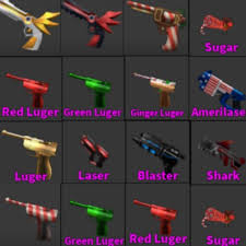 The chroma luger is a godly gun that can be obtained by unboxing gun box 1. Godly Guns Mm2 Roblox Murder Mystery 2 Shopee Malaysia