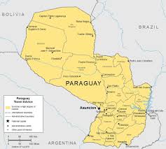 Karte von paraguay mit den wichtigsten ortschaften bzw. Karten Von Paraguay Karten Von Paraguay Zum Herunterladen Und Drucken