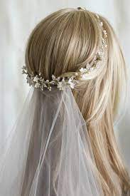 42 Wedding Hairstyles With Veil Wedding Forward Veil Hairstyles Boho Bridal Headpiece Wedding Hairstyles With Veil