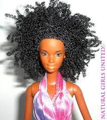 New ethnic natural hair barbie dolls for sale at natural girl's united! Black Hair Thairapy For Dummies Natural Hair Doll Natural Hair Styles Black Doll