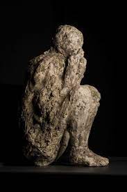 Body Cast Of A Crouching Man Pompeii Pompeii Italy Ancient Pompeii