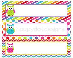 Cute Owl Name Tags For Classroom Printable Tags Template Name Tag Templates Classroom Name Tags