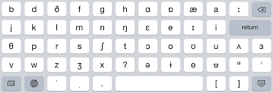 The symbol from the international phonetic alphabet (ipa), as used in phonetic transcriptions in modern dictionaries for english learners — that is, in a. English Ipa Keyboard For Iphone And Ipad