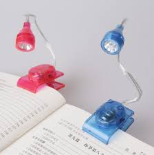 Free Shipping Portable Reading Lamp Book Light Clip Book Lights Reading Light
