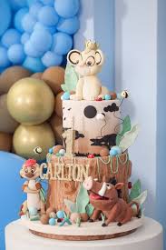 Lion king cakes are very popular. Kara S Party Ideas Just Can T Wait To Be One Lion King 1st Birthday Party Kara S Party Ideas