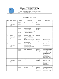Jadwal kegiatan perjalanan dinas pimpinan.pdf. Agenda Kegiatan Pimpinan