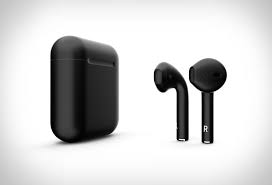 Black Apple Air Pods Black Airpods Apple Headphone Iphone Earbuds Earbuds Case