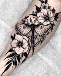 Angelo Parente On Instagram Luna Moth Blackwork Inkedmag Dotworker Lunamoth Mothtattoo D Floral Tattoo Sleeve Fine Line Tattoos Sleeve Tattoos