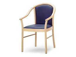 Damiwae spirit esszimmer stühle mit armlehnen, rauch, 54 x. Stuhl Mit Armlehnen Aus Holz Sitz Und Ruckenpolster Idfdesign