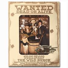 Unique dead or alive posters designed and sold by artists. The Wild Bunch Wanted Dead Or Alive Poster Mat